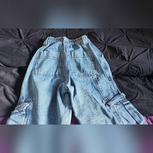 Cargo utility mom jean